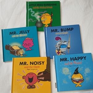 Colorful Mr. Men and Little Miss Book Set